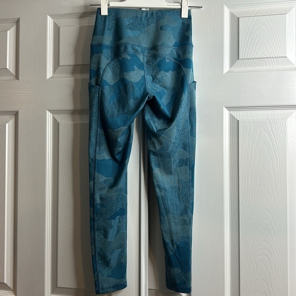 The North Face Turquoise Leggings Pockets S - Picture 4 of 7